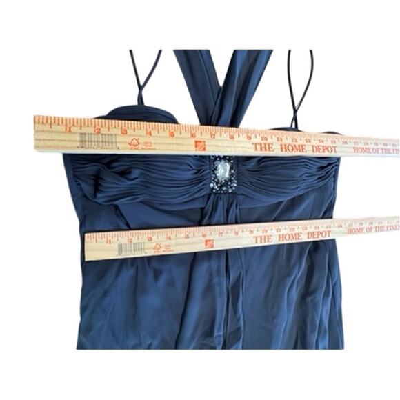 "CAMILLE LA VIE" VNT Halter Dress SZ 10P Babydoll Fairy Bling Detail Loose Bead - Picture 7 of 13